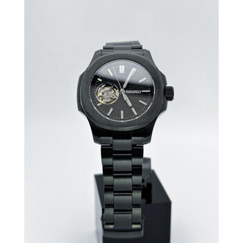 Custom Seiko Mod • Blacken Open-Heart Nautilus • 40mm